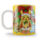 Кружка чашка Покемоны. Merry Christmas - изображение 1