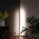 Угловой напольный светильник, угловая LED лампа, RGB торшер Lux design Black 150 см, чёрный с пультом управления - изображение 3