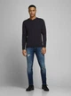 Пуловер мужской Jack & Jones 12137194 S Черный (5713736480644) - изображение 3