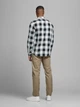 Рубашка хлопковая мужская Jack & Jones 12181602-50843 L Whisper White (5714921625802) - изображение 5