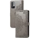Шкіряний чохол (книжка) Art Case з візитницею для Xiaomi Redmi Note 10 5G / Poco M3 Pro Сірий Без бренду - зображення 1