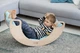 Детская кроватка-качалка Luna Toys Colorful с голубым матрасиком - изображение 8
