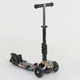 Детский трехколесный самокат Best Scooter 34760 5 в 1 с сиденьем и родительской ручкой, с рисунком, Черный с графити - изображение 2