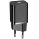 СЗУ Baseus Super Si Quick Charger 20W (1USB-C) + кабель Type-C to Lightning (TZCCSUP-B) Черный - изображение 2