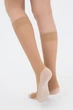 Жіночі гольфи з бавовняними підслідниками Giulia FOOTIES STYLE KNEE-HIGH 20 one size Beige-daino - изображение 2