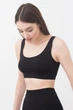 Безшовний топ на широких бретелях Giulia TANK TOP L/XL Black, топ спортивний - зображення 3