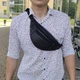 Сумка на пояс. Сумка через плече. бананка чоловіча / жіноча Black - зображення 8