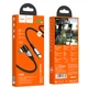 USB кабель с Type-C на Lightning HOCO U100 Orbit charging data cable |1.2m, 20W, 3A|. Black - изображение 5