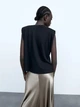 Футболка Zara 1443/178/800 S Черная с принтом (SZ01443178800024) - изображение 2
