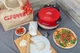 Печь для пиццы каменная G3FERRARI G10032 Красный с 2 камнями 33,5 см/1200 Вт с термостатом, таймером и крышкой - изображение 8