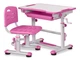 Комплект парта і стільчик Evo-Kids BD-08 стільниця біла / колір рожевий BD-08 PN - зображення 1