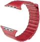 Браслет Ремінець ArmorStandart Leather Loop для смарт-годинника Apple Watch All Series 42/44 мм Red - зображення 3
