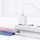 Сетевое зарядное устройство Baseus Super Si QC PD3.0 20W Type-C 3A + Кабель 2.3A Type-C to Lightning 1м Белый - изображение 10