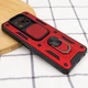 Ударопрочный чехол Camshield Serge Ring для Xiaomi Poco X3 NFC / Poco X3 Pro Красный Без бренда - изображение 4