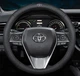 Чехол на руль DLCar оплетка для автомобиля Toyota натуральная кожа черная - изображение 1