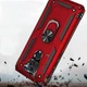 Ударопрочный чехол Serge Ring for Magnet для Xiaomi Redmi Note 9 / Redmi 10X Красный Без бренда - изображение 5