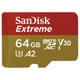 Карта памяти SanDisk 64GB microSD class 10 UHS-I U3 A2 EXTREME (SDSQXA2-064G-GN6AA) - изображение 2
