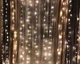 Новогодняя свадебная cветодиодная гирлянда шторка дождь "Водопад" 400 LED 3х3 метра ( теплый белый) - изображение 2