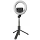 Кольцевая LED лампа для селфи Ring Light Selfie stick L07 Селфи палка Bluetooth (тренога) с подсветкой на аккумуляторе на 3 режима с пультом - изображение 3