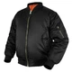 Куртка Бомбер летная US BASIC MA1® FLIGHT JACKET Черная 4XL - изображение 5