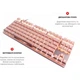 Клавіатура Motospeed GK82 Outemu Red (mtgk82pmr) Pink USB - зображення 2