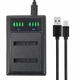 Зарядний пристрій Alitek LCD USB для двох акумуляторів Sony NP-BN1 / Casio NP-120 (36071) - зображення 1
