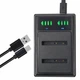 Зарядний пристрій Alitek LCD USB для двох акумуляторів Sony NP-BN1 / Casio NP-120 (36071) - зображення 6