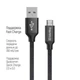 Кабель ColorWay USB - micro USB (M/M), 2.4 А, 2 м, Black (CW-CBUM009-BK) - зображення 3