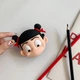 Чехол для наушников Apple AirPods 1/2 Smile girl Б/В (88672y) - изображение 2