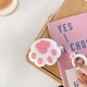 Чехол кейс для наушников Apple AirPods Pro Alitek Лапка White/Pink -Refurbished (88920y) - изображение 2