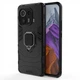 Чохол Fiji Ring для Xiaomi Mi 11 Pro броньований бампер з кільцем чорний - зображення 1