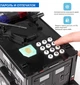Электронная детская копилка - сейф Полицейская машина Cash Truck с кодовым замком купюроприемником и отпечатком пальца Черная - изображение 5