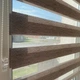 Ролета День Ночь TyulPan 60x170 см Лен Коричневый с нижним фиксатором - изображение 3
