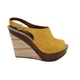 Босоножки Woman's heel маломерные 36 оранжевые (О-511) - изображение 6