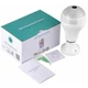 IP скрытая беспроводная WiFi камера-лампочка видеонаблюдения панорамная OLM Panoramic Camera Original 360 градусов рыбий глаз видеоняня HD 960p - изображение 6