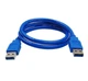 Кабель USB 3.0 для райзера 1 м тато-тато (533759200) Синій - зображення 1