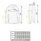 Термобелье Костюм флисовый с молнией THERMOFLEECE UNDERWEAR WITH ZIPPER Черное XL - изображение 2