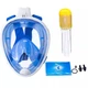 Маска для снорклинга и подводного плавания (дайвинга) Easybreath Tribord Размер L/XL (Голубой) - изображение 3