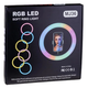 Светодиодная кольцевая LED лампа MJ36 RGB Soft Ring Light 36 см (без штатива) - изображение 3