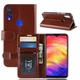 Классический чехол-книжка Deexe Wallet Style для Xiaomi Redmi Note 7 / Redmi Note 7 Pro - Brown - изображение 2