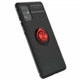Захисний чохол UniCase Magnetic Ring для Samsung Galaxy A51 (А515) - Black / Red - зображення 1
