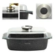 Гусятниця Kamille 5.5 л 32х22х10.5 см антипригарна з кришкою та маслянкою з литого алюмінію гусятниця (3344) - зображення 8