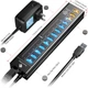 USB - хаб 3.0 Smartdelux 13-портовий алюмінієвий (SDU3-P10C3) - зображення 3