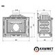 Камінна топка KAWMET W6 (10.1 kW) - изображение 2