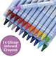 Віскові олівці Crayola Glitter Crayons 24 шт. - зображення 2