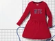 Платье хлопковое с принтом для девочки Pepperts LYCRA® 343041 158-164 см (12-14 years) Красный - изображение 3