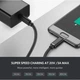 Кабель Ugreen US286 Type-C - Type-C 3A Cable 0.5м (Black) - изображение 5