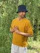 Льняная панама мужская цвет темно-синяя 600-15 - linen island (132102) - изображение 2