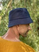 Льняная панама мужская цвет темно-синяя 600-15 - linen island (132102) - изображение 3