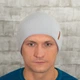 Мужская вязаная шапка КАНТА Fashion Hat на флисе 50-60 Светло-Серый (MC-105) - изображение 2